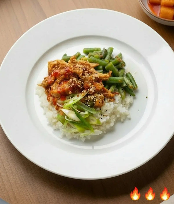 Korean fire chicken — chef-prepared dinner, ready in minutes